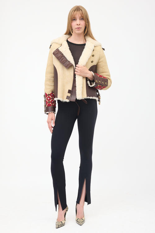 Gucci Shearling Aviator Jacket