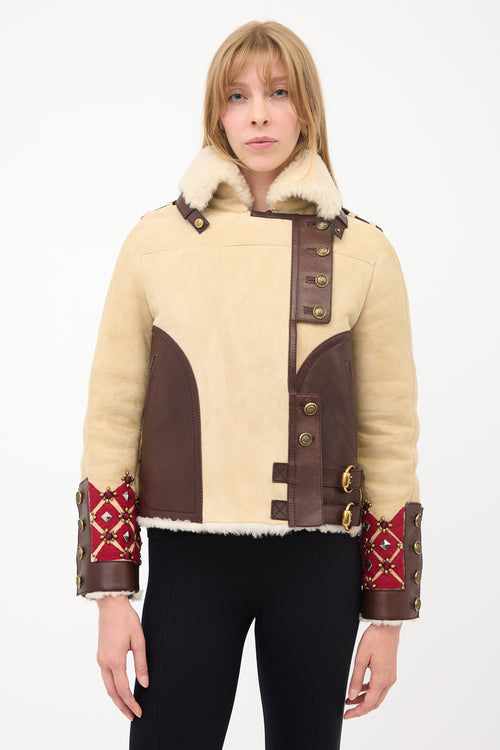 Gucci Shearling Aviator Jacket