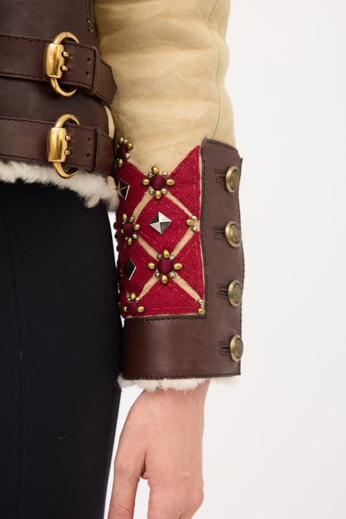 Gucci Shearling Aviator Jacket