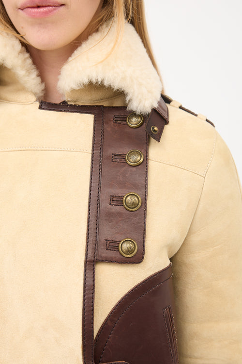 Gucci Shearling Aviator Jacket