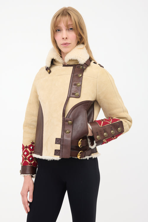 Gucci Shearling Aviator Jacket