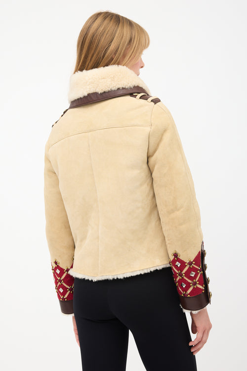 Gucci Shearling Aviator Jacket