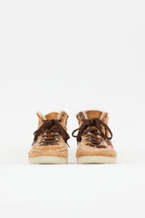 Gucci Shearling Web Hi-Top Sneaker