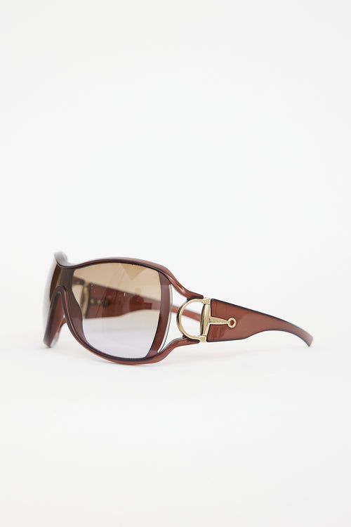 Gucci GG2918/S Shield Sunglasses