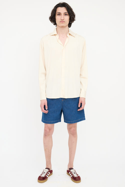 Gucci Silk Button Up Shirt