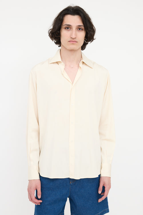 Gucci Silk Button Up Shirt