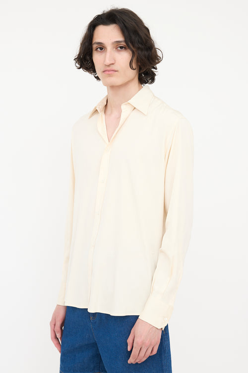 Gucci Silk Button Up Shirt