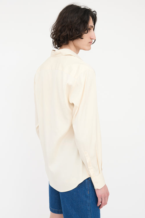 Gucci Silk Button Up Shirt