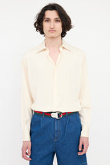 Gucci Silk Button Up Shirt