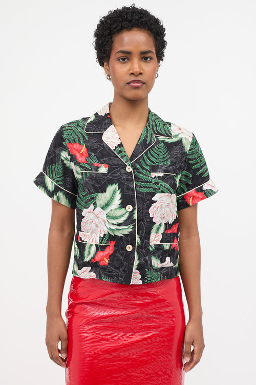 Gucci Silk Floral Shirt