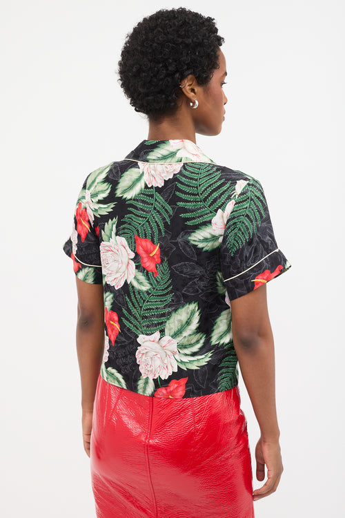 Gucci Silk Floral Shirt