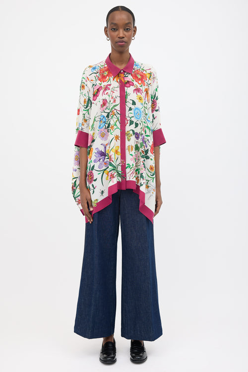 Gucci Silk Floral Shirt