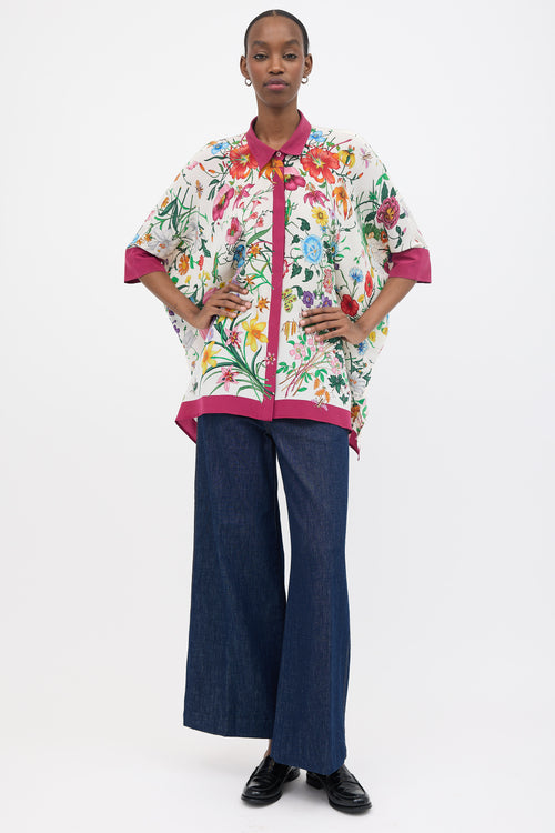 Gucci Silk Floral Shirt