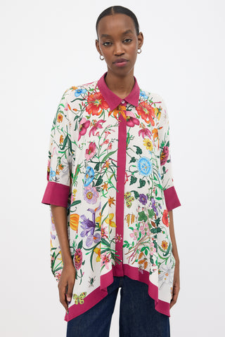 Gucci Silk Floral Shirt