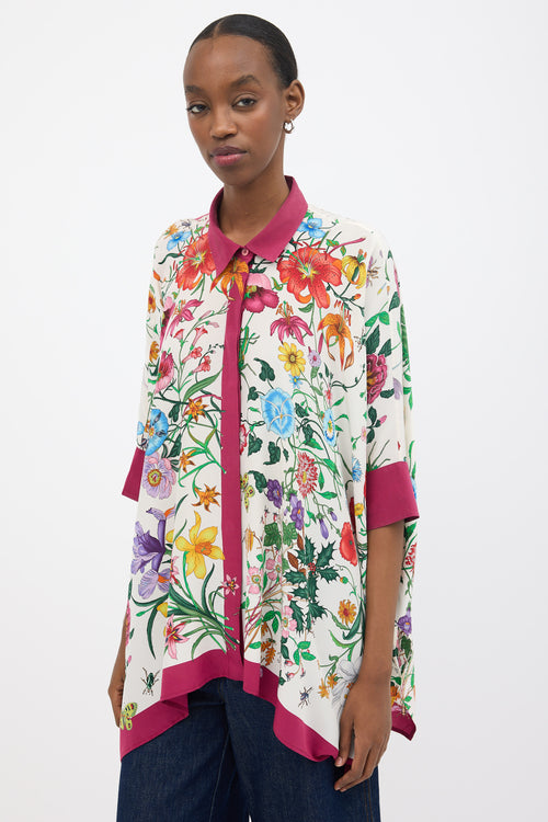 Gucci Silk Floral Shirt