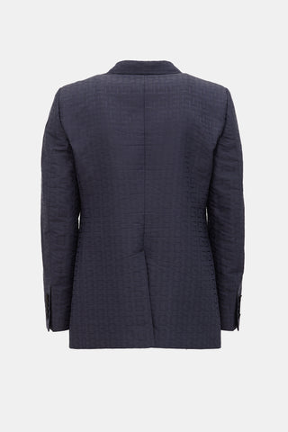 Gucci Silk Jacquard Monogram Jacket