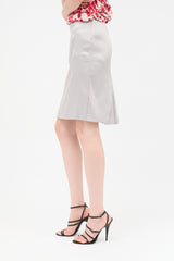 Gucci Vintage Silk Satin Skirt