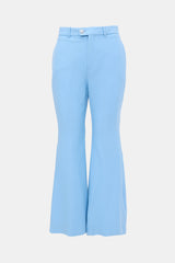 Gucci Silk & Wool Flared Leg Trouser