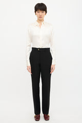 Gucci Silk & Wool Trouser
