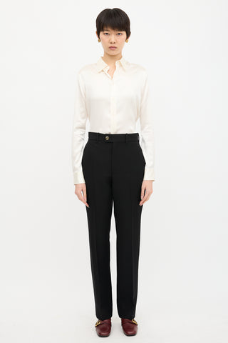 Gucci Silk & Wool Trouser
