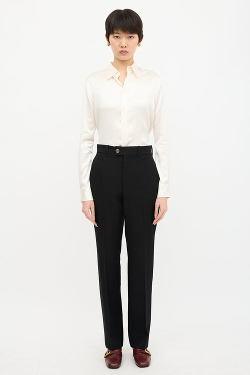 Gucci Silk & Wool Trouser