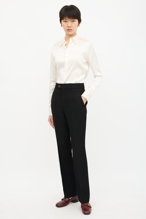 Gucci Silk & Wool Trouser