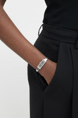 Gucci Silver & Black Stainless Steel 1500L Watch