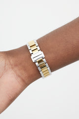 Gucci Silver & Gold G Timeless 28mm Watch