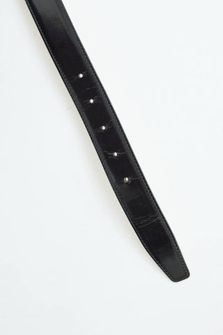 Gucci Leather G Buckle Belt