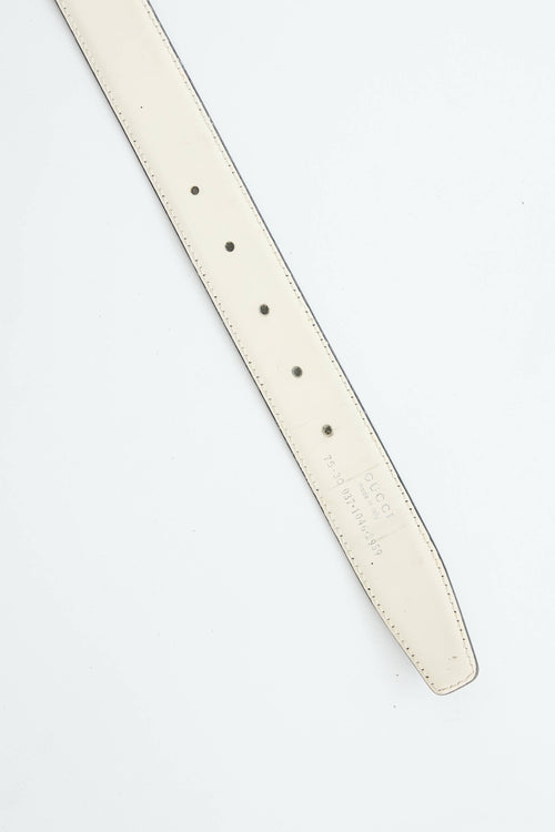 Gucci Leather G Buckle Belt