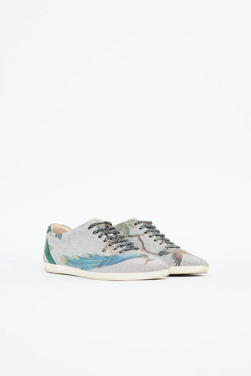 Gucci Printed Glitter Sneaker