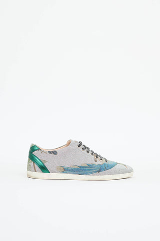Gucci Printed Glitter Sneaker