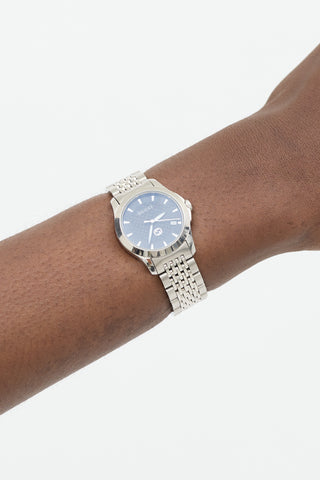 Gucci Silver Steel G-Timeless Watch