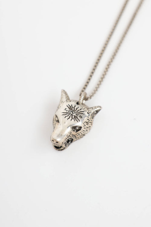 Gucci Loved Head Anger Forest Necklace