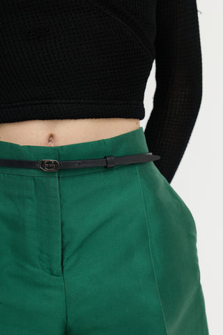 Gucci Leather GG Belt