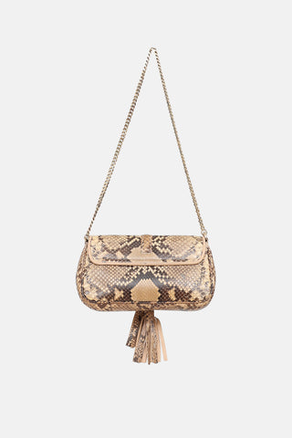 Gucci Python Marrakech Shoulder Bag