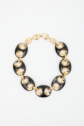 Gucci Spring 2024 Enamelled Marina Chain Neckline