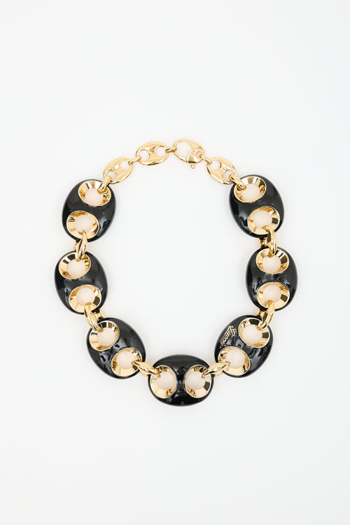 Gucci Spring 2024 Enamelled Marina Chain Neckline