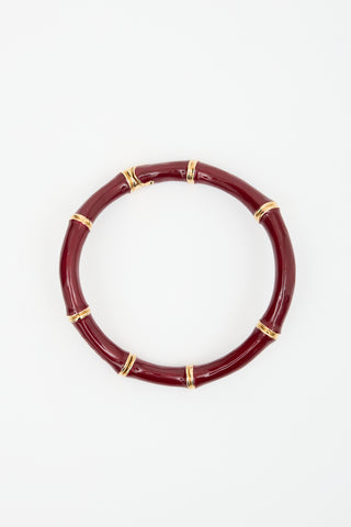 Gucci Spring 2025 Enamelled Bamboo Choker