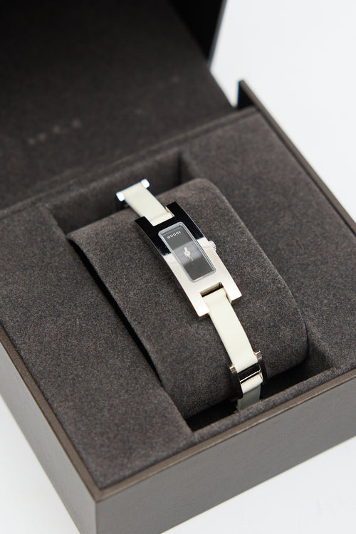 Gucci Stainless Steel & Leather 3900L Watch