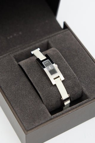 Gucci Stainless Steel & Leather 3900L Watch