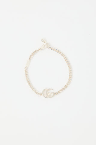 Gucci Sterling Silver GG Marmont Bracelet