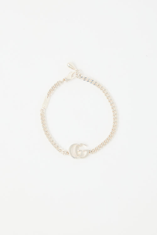 Gucci Sterling Silver GG Marmont Bracelet