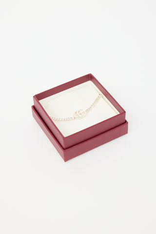 Gucci Sterling Silver GG Marmont Bracelet