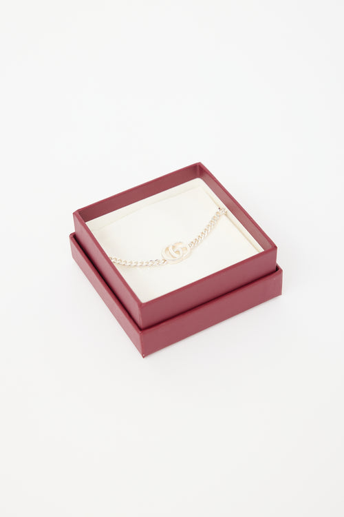 Gucci Sterling Silver GG Marmont Bracelet