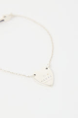 Gucci Sterling Silver Heart Bracelet