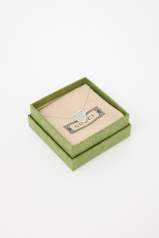 Gucci Sterling Silver Heart Bracelet