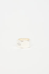 Gucci Sterling Silver Hexagon Ring