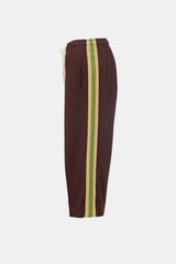 Gucci Brown & Green Striped Track Pant