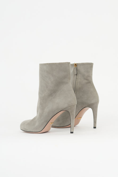 Gucci Suede Ankle Boot